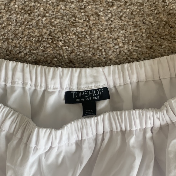 Top shop white cropped blouse - Picture 2 of 3